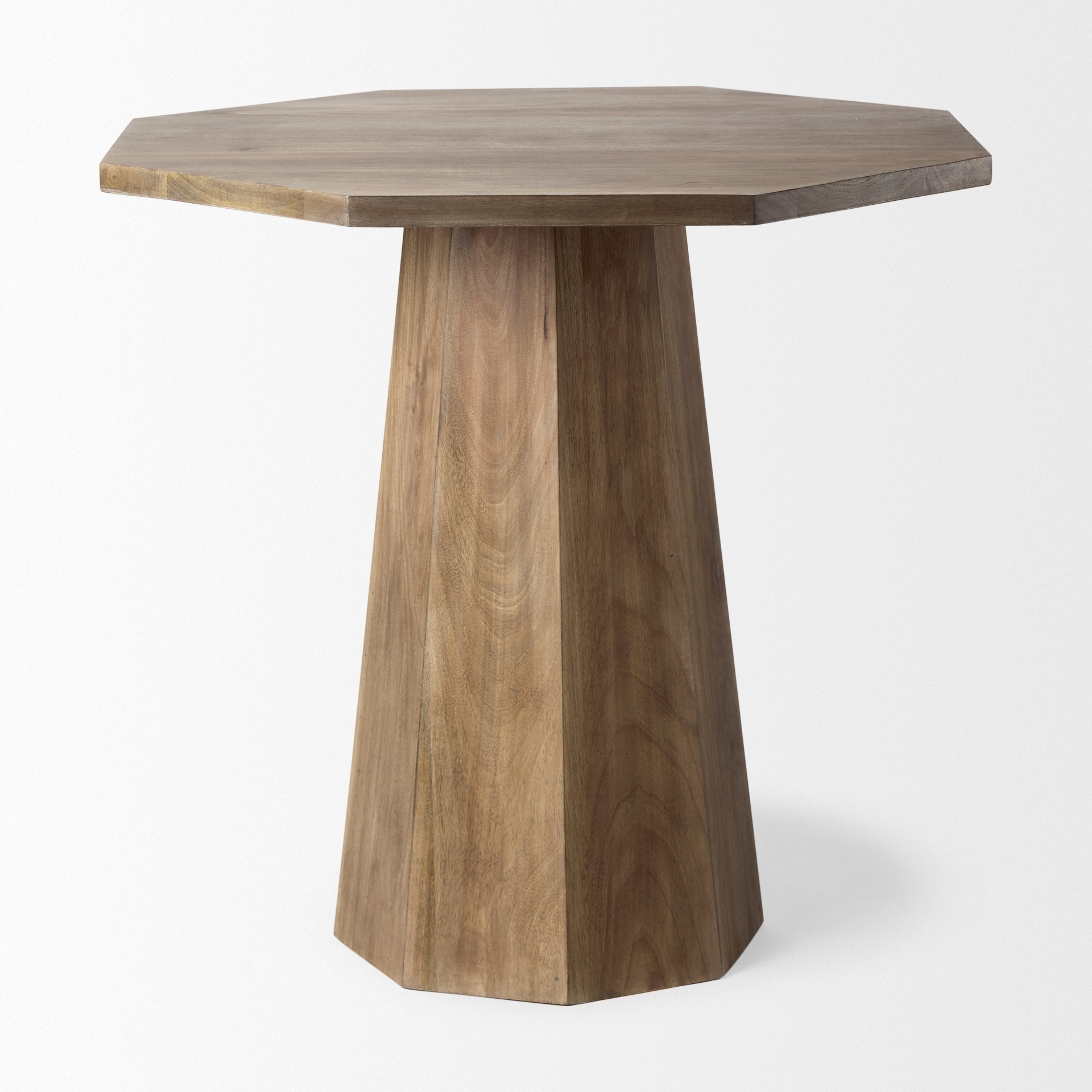 Maxine Hexagonal Wood Foyer Table - Stylish Entryway