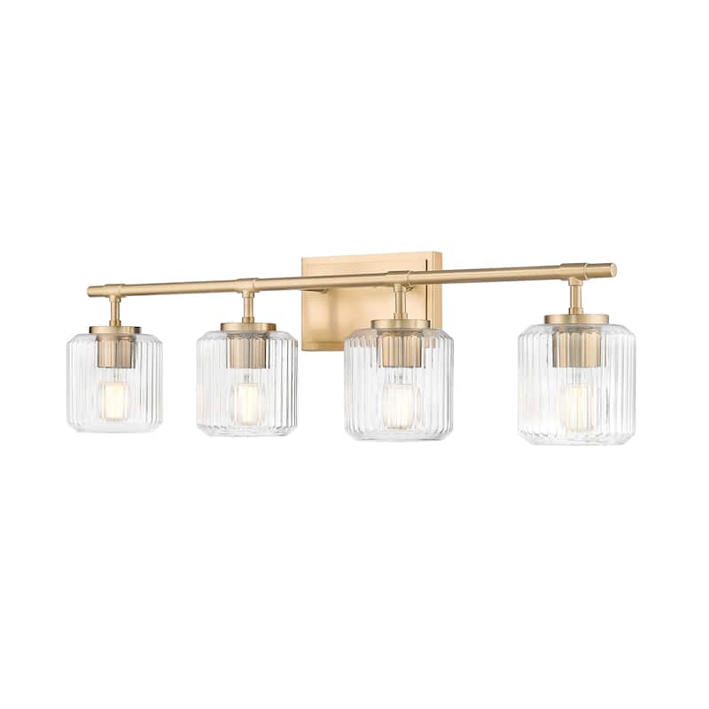 Z-Lite 7515-4V Landon 4 Light 32" Wide Vanity Light - Modern Gold