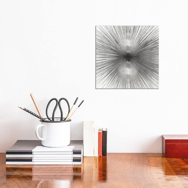 iCanvas "Radiant Silver" by Abby Young Canvas Print - 12x12x0.75