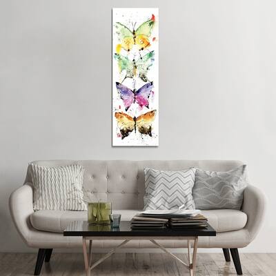 iCanvas "4 Butterflies" by Dean Crouser Canvas Print