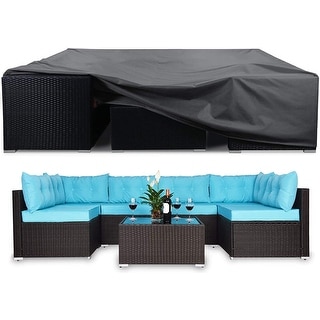 Direct Wicker Plus Large 106 x 106 x 28-inch Square Dining Set Direct Wicker Plus Large 106 x 106 x 28-inch Square Dining Set