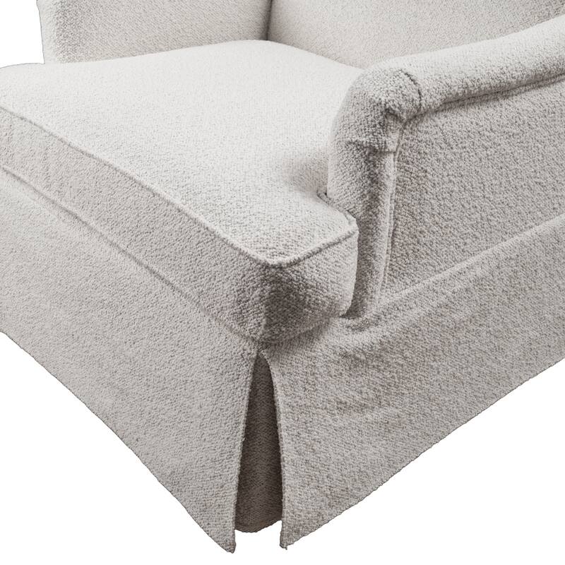 Art Leon Upholstered Swivel Accent Armchair