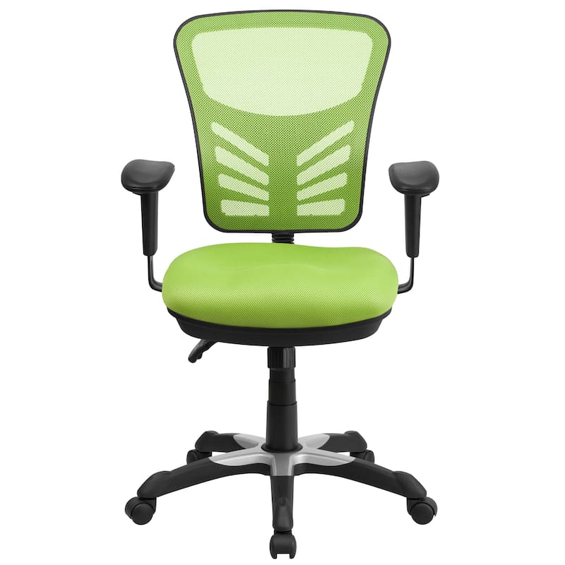 Mid-back Blue Mesh Adjustable Ergonomic Office Chair