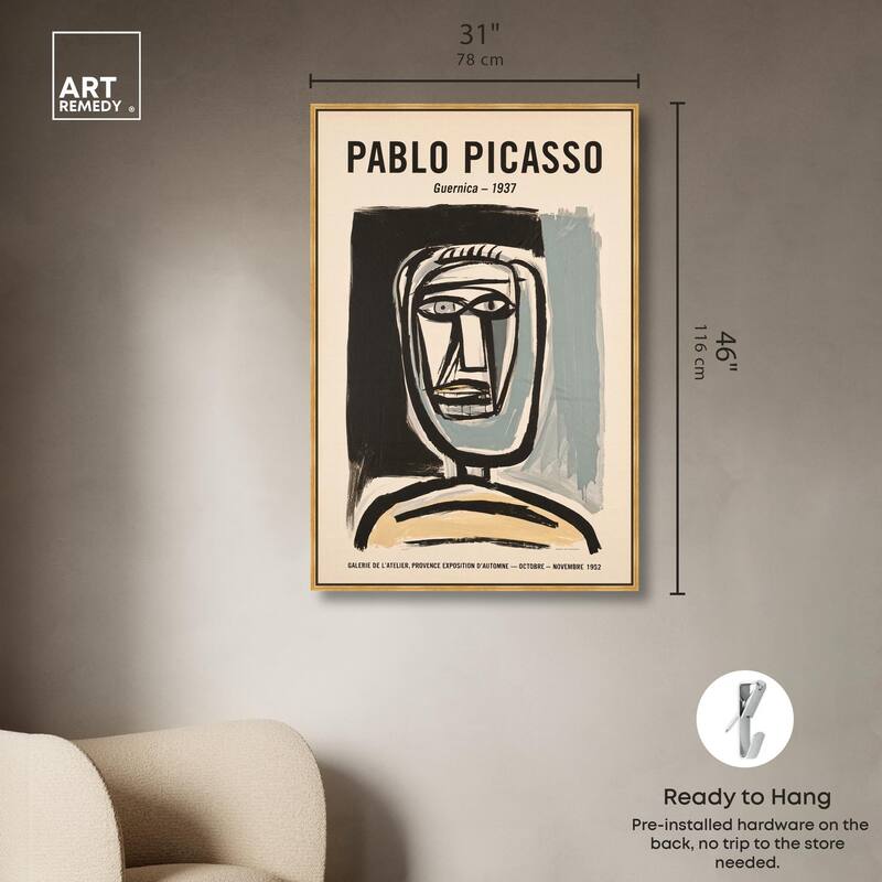 Head of Guernica Canvas by Art Remedy