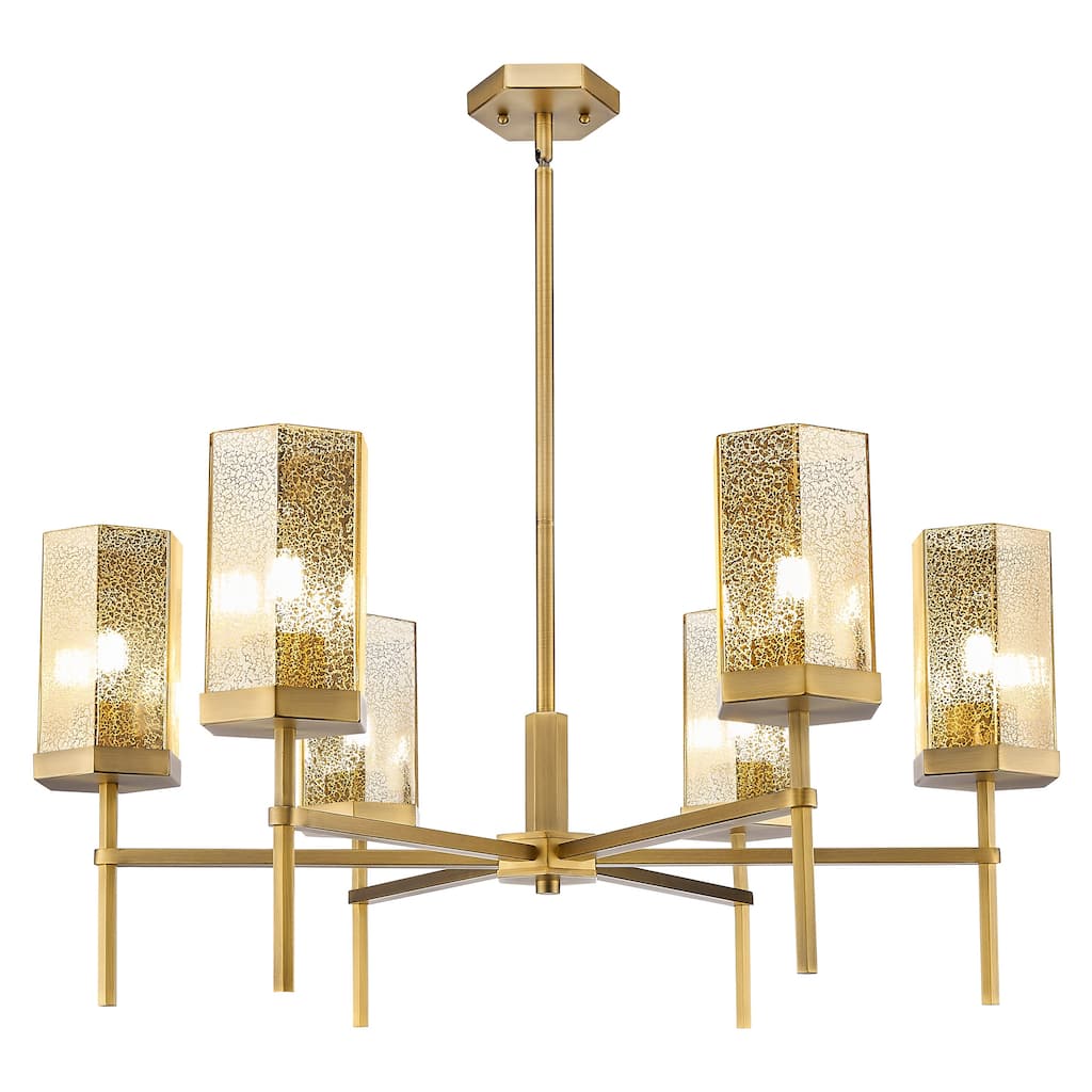 Innovations Lighting 463-6CR-G463-8ME Blakeley 6 Light 32" Wide