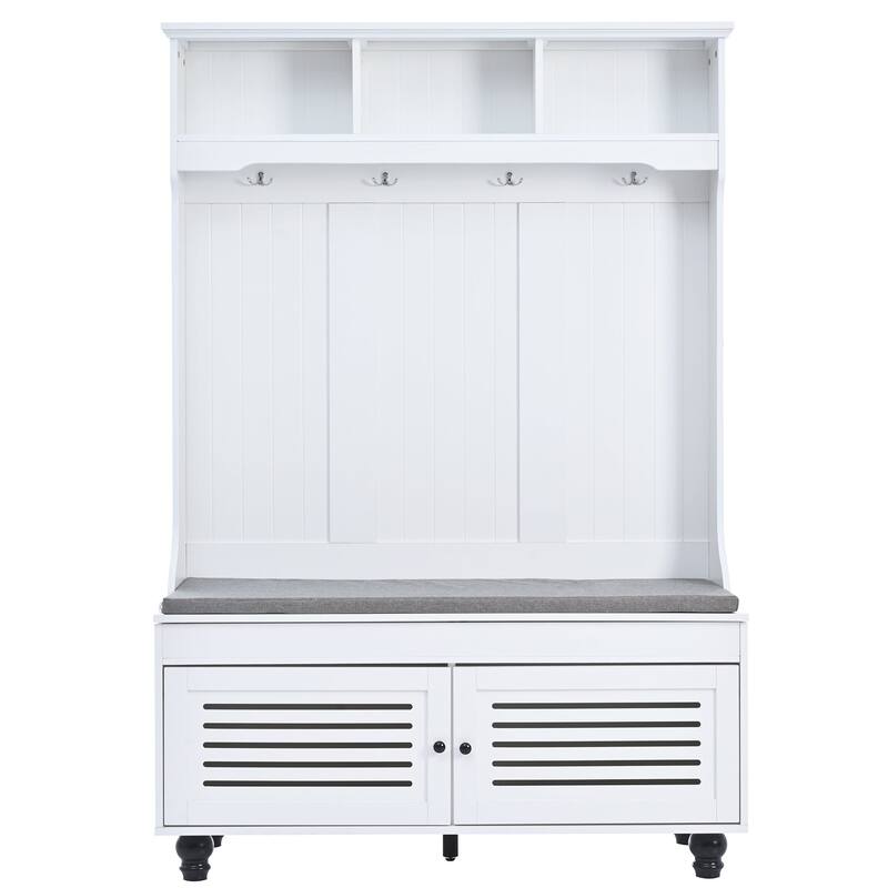 47.2'' Wide Hall Tree with Storage Bench