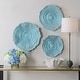 preview thumbnail 4 of 2, Uttermost 04378 Ocean Gems 22" Tall Polyresin Abstract Sculpture - Set - Blue