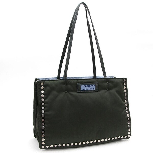 prada studded tote