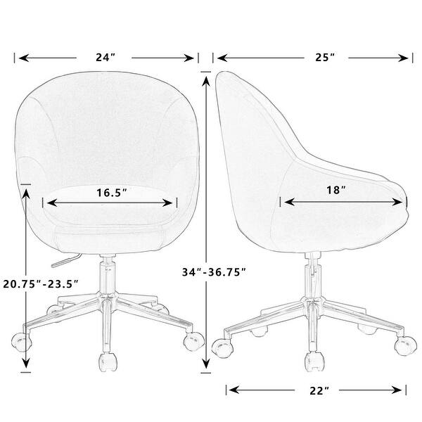 Adjustable Armchair Cute Desk Chair Bed Bath & Beyond 35990518