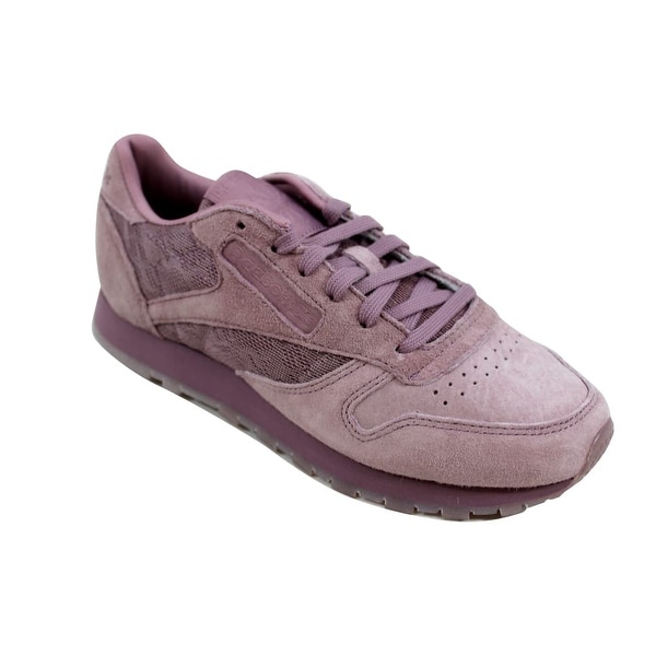 reebok cl leather smokey orchid lace