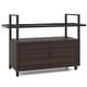 preview thumbnail 1 of 18, Costway Outdoor Bar Cart with Tempered Glass Top Storage Cabinet & 8 - See Details