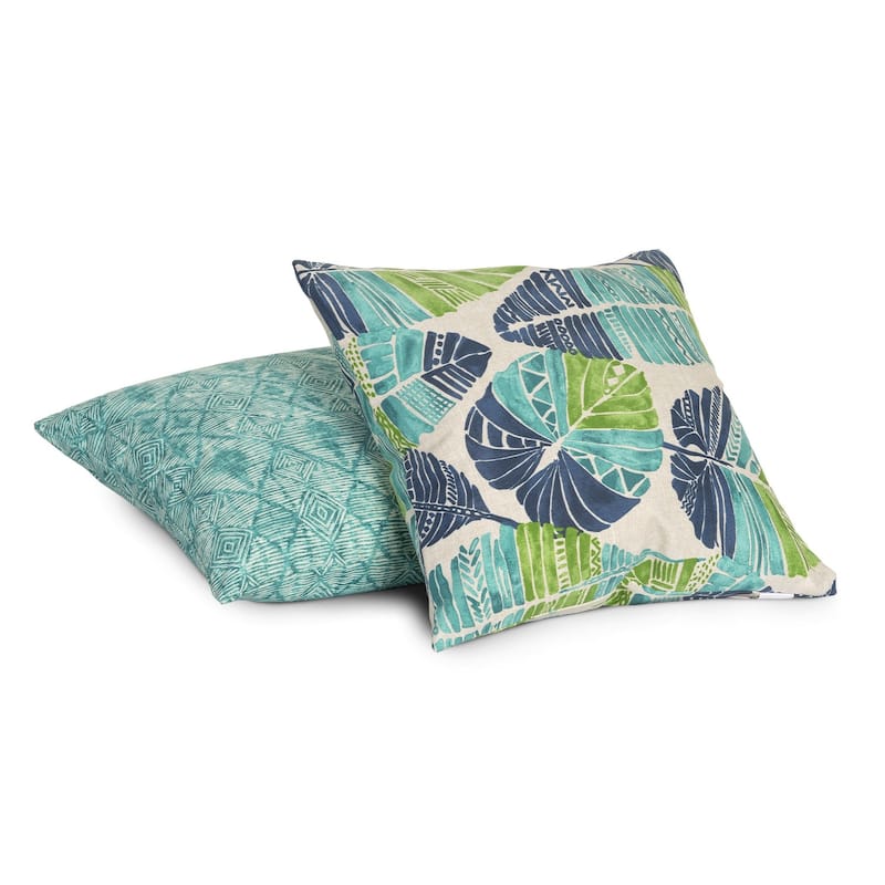 Siscovers Royal Fern Solarium Indoor/Outdoor Throw Pillow