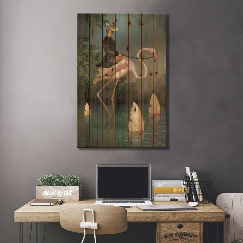 Le Passage, Catrin Welz-Stein Print On Wood by Catrin Welz-Stein - Multi-Color