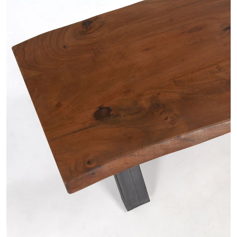 Classic Home Bellamy Acacia Wood Dining Bench