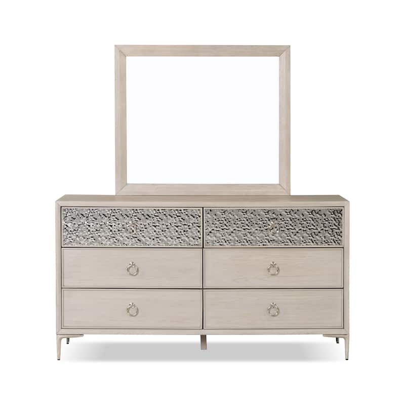 Furniture of America Fable Modern 5-Piece Solid Wood Panel Bedroom Set