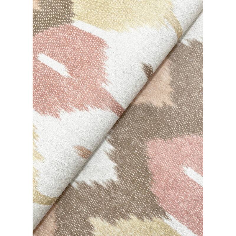 A-Street Prints Abilene Apricot Ikat Wallpaper