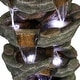 preview thumbnail 14 of 13, Outdoor Relaxing Water Fountain -6-Tier Outdoor Fountain w/LED Light