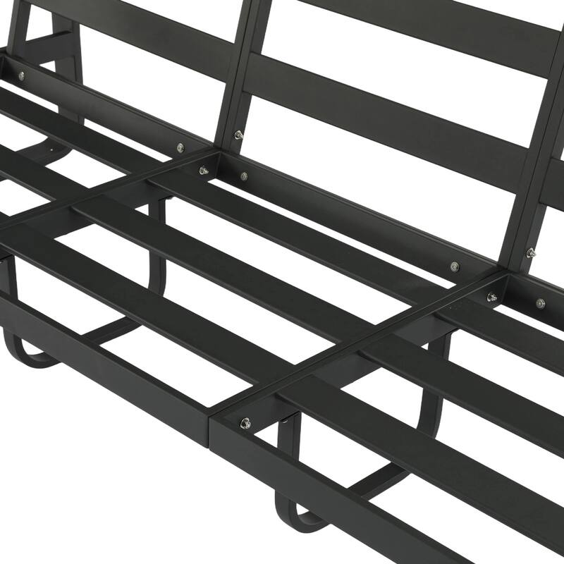 Outdoor Patio Sofa with Removable Cushions, Weather-Resistant