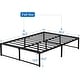 preview thumbnail 9 of 11, 14 Inch Bed Frames,3500 lbs Heavy Duty Metal Platform,Steel Slats Support/No Box Spring Needed