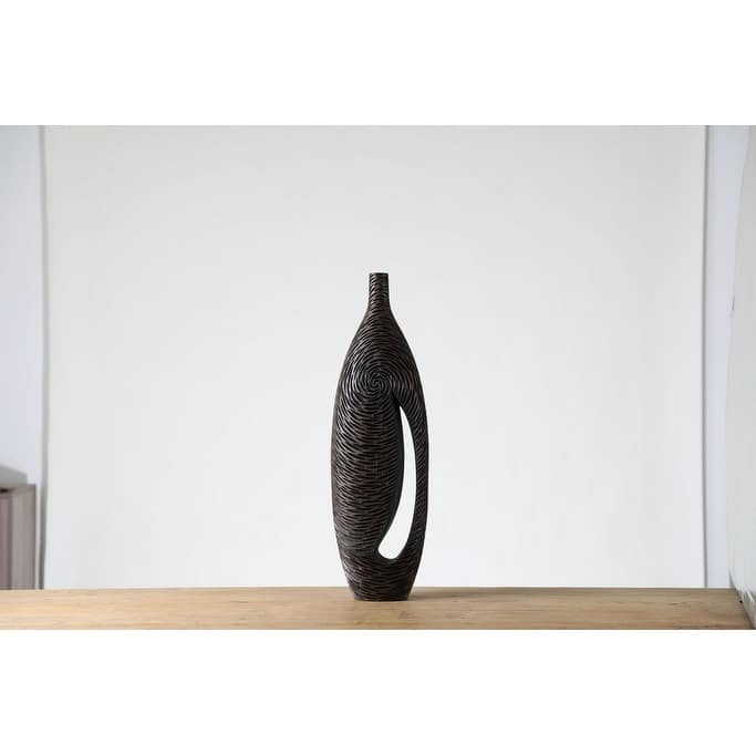 Jungle Bark Textured Vase