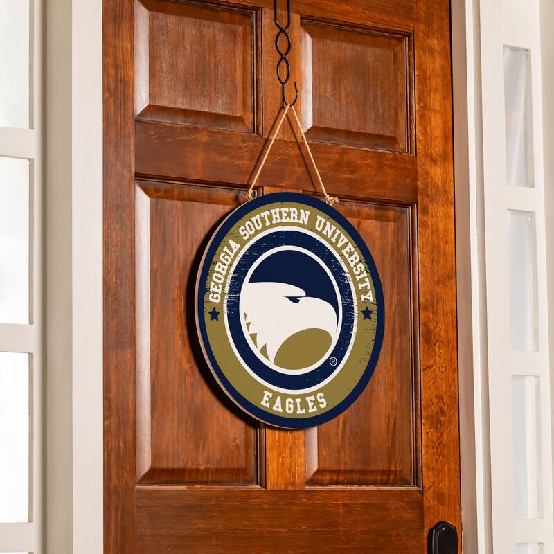 Georgia Southern University Wooden Door Decor Wall Sign - Multi-Color