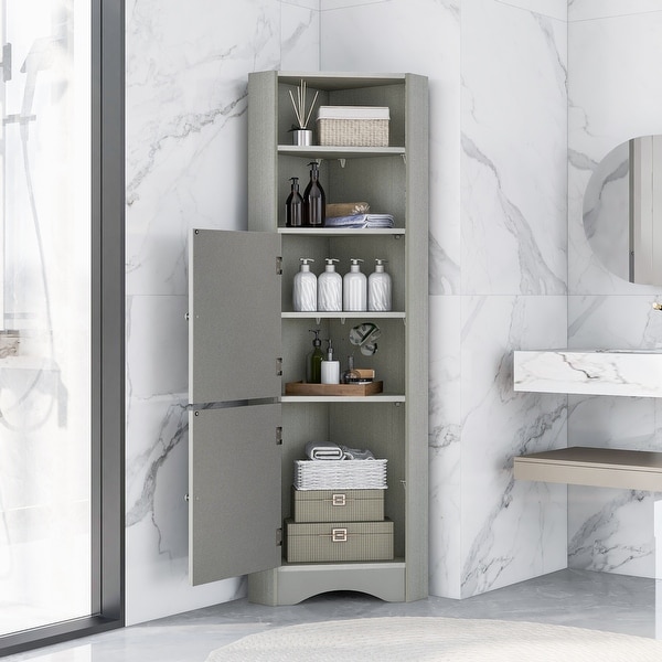 Toilet shop corner cabinet