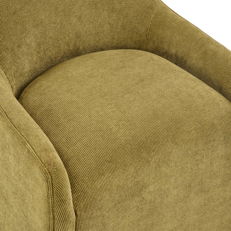 Upholstered Dining Chair With Casters