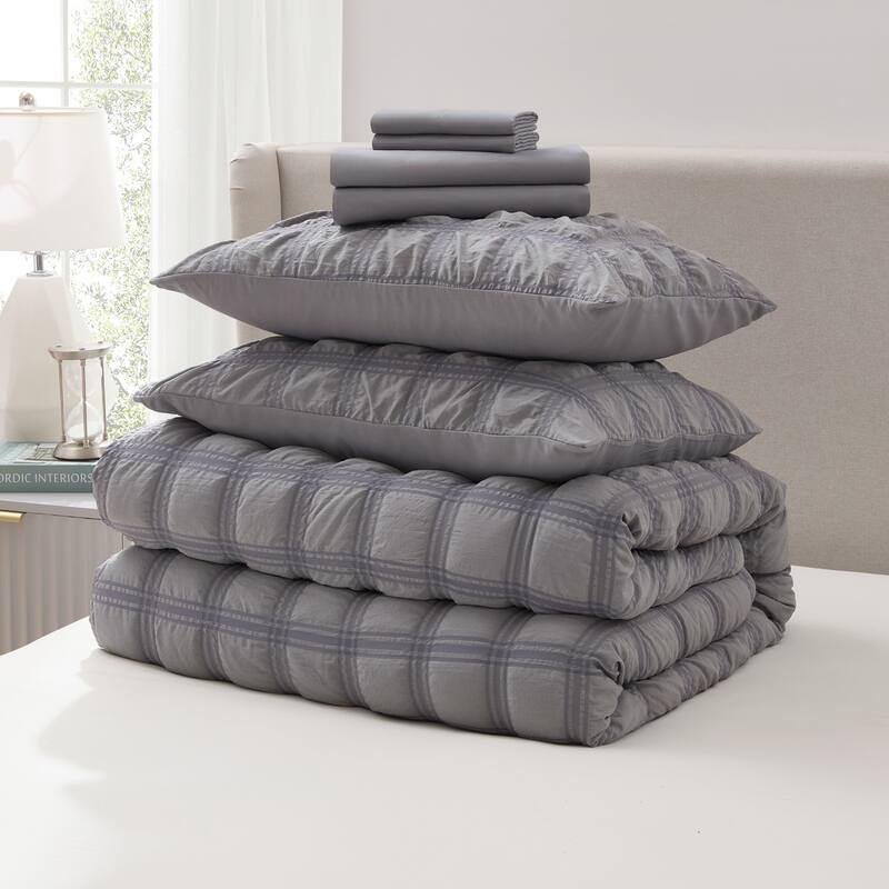 Empyrean Modern Comforter Seer Sucker