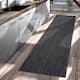 Variegated Waterproof Outdoor Rug for Patio - 2'8" x 8'2" - anthracite