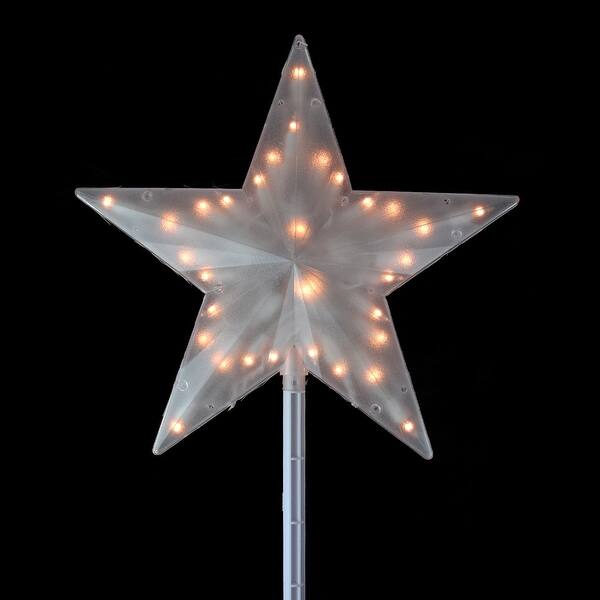 14 Clear Lighted Twinkling Christmas Star Tree Topper Bed Bath