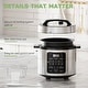 preview thumbnail 2 of 11, Electric Pressure Cooker, Upgraded 6 Quart/8 Quart 12-in-1 Multicooker, Stainless Steel Slow Cooker, Rice Cooker, Steamer, Sauté