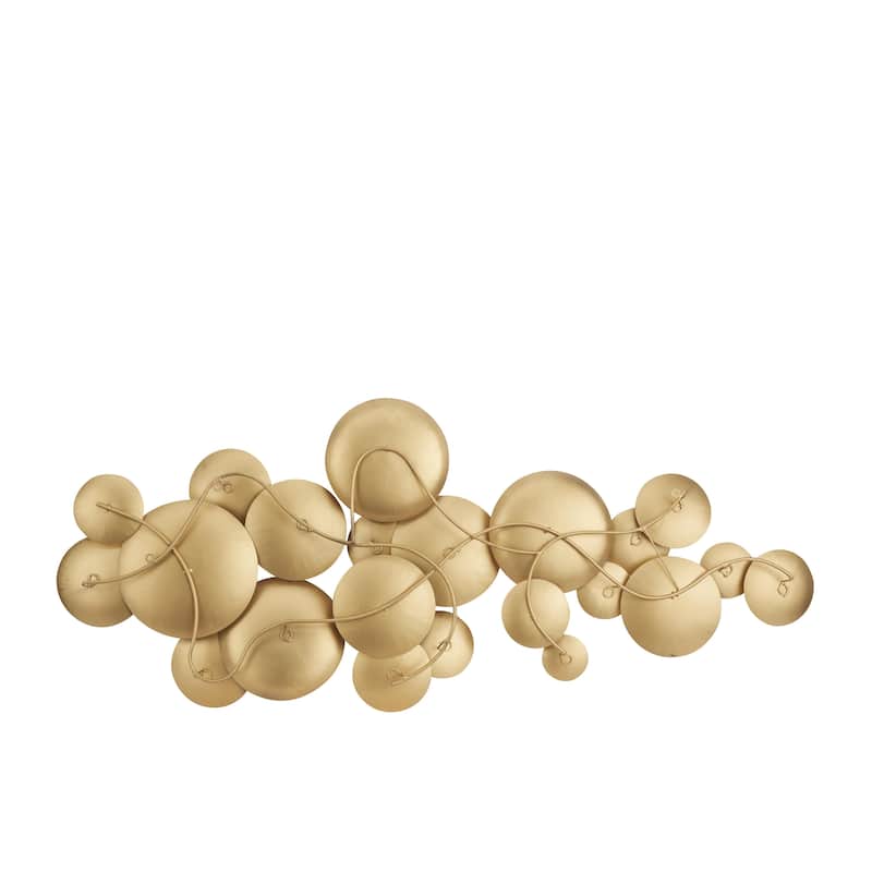 Metal Plate Home Wall Decor - Bronze - CosmoLiving by Cosmopolitan