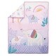 preview thumbnail 3 of 8, Bedtime Originals Elephant Dreams 3-Piece Pink Nursery Baby Crib Bedding Set