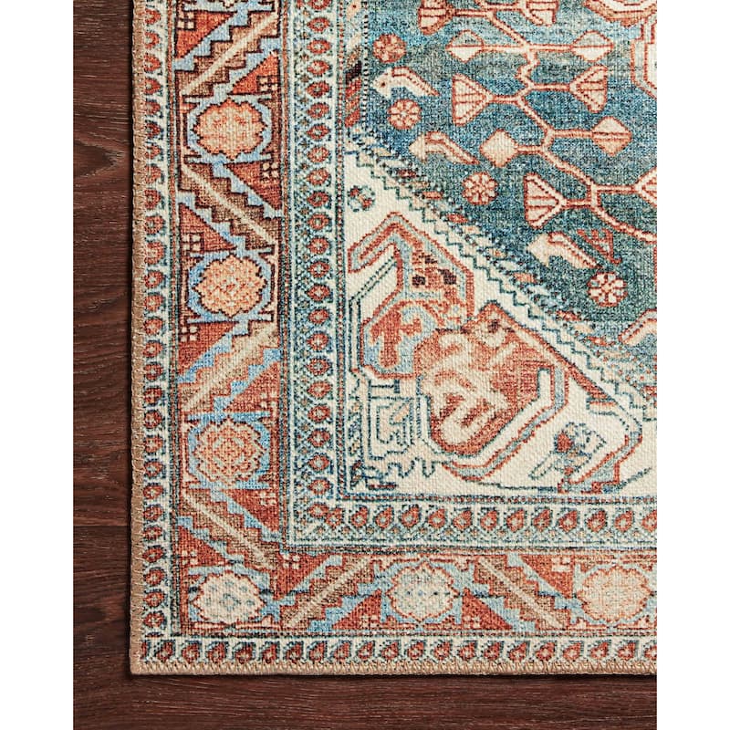 Alexander Home Dhanya Vintage Boho Medallion Rug