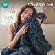 preview thumbnail 3 of 13, Madison Park Solid Ruched Faux Fur 50x60" Ultra-Soft Reversible Throw