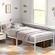 preview thumbnail 37 of 38, VECELO 14 Inch Twin Size Metal Platform Bed Frame,Kids Bed Set of 2, Bed Frame Set of 2