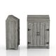 preview thumbnail 10 of 19, DH BASIC Jody Farmhouse Adjustable 4-Shelf Double-Door Shoe Cabinet with Lift-top Storage by Denhour