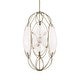 preview thumbnail 4 of 9, Uttermost Valencia 6 Light Glass Panel Pendant - 19"W x 19"D x 31"H