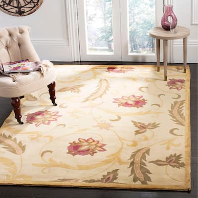 SAFAVIEH Couture Hand-knotted Tibetan Eriselda Modern Wool Rug