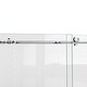 preview thumbnail 8 of 15, DreamLine Enigma-X 56-60 in. W x 76 in. H Fully Frameless Sliding Shower Door - 56" - 60" W