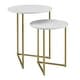 preview thumbnail 10 of 12, Middlebrook V-leg Nesting Side Table Set