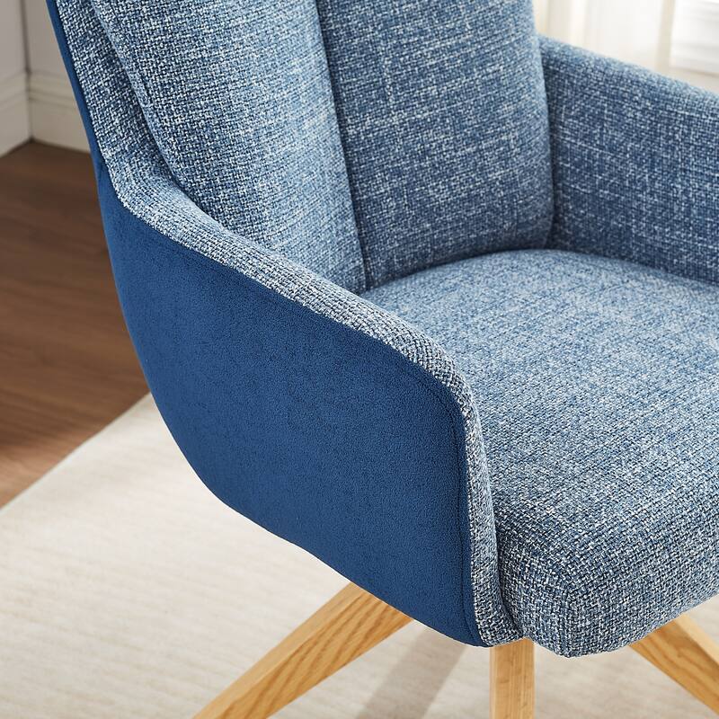 Art Leon Mid-century Modern Swivel Home Office Desk Chair