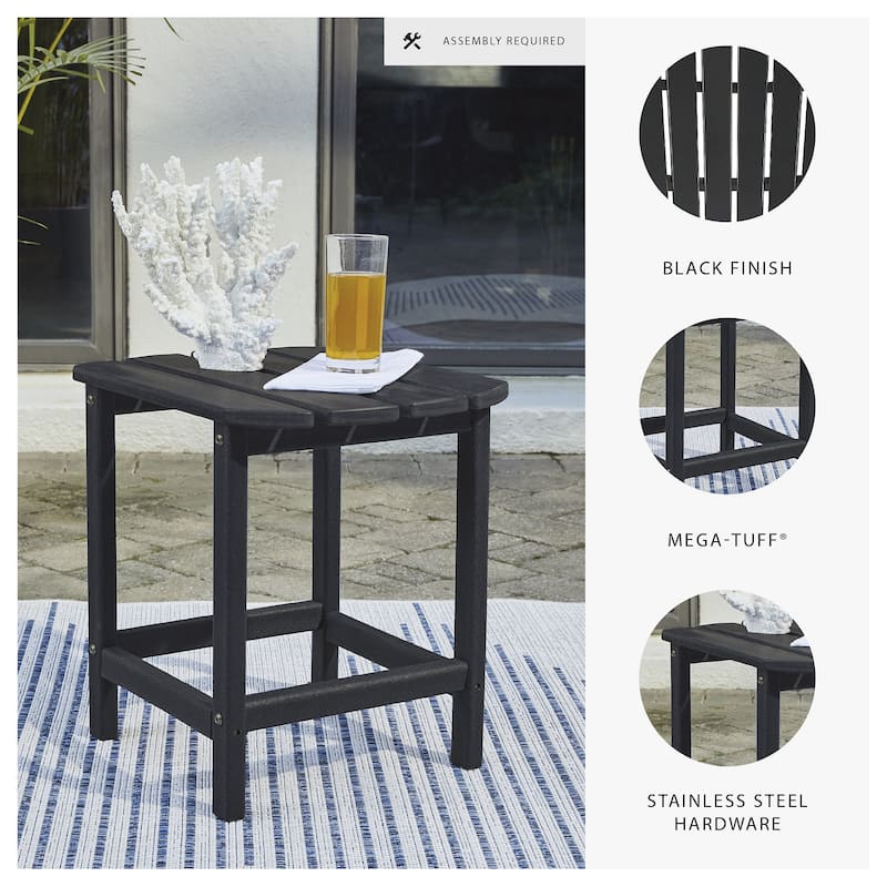 Signature Design by Ashley Sundown Treasure Black End Table - 15" W x 18.88" D x 18" H