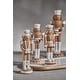 preview thumbnail 4 of 2, Gelsey 9.75" Tall Nutcracker with Pole Taper Candle Holder