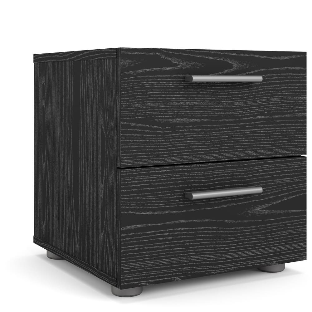 Porch & Den Angus Foiled 2-Drawer Nightstand