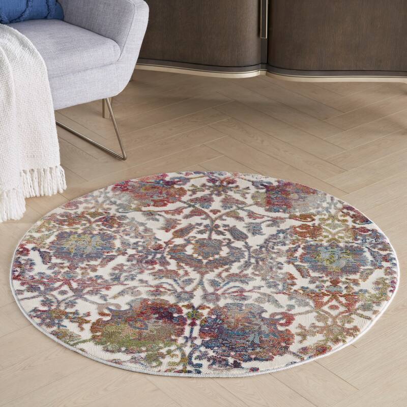 Nourison Global Vintage Indoor only Persian Area Rug