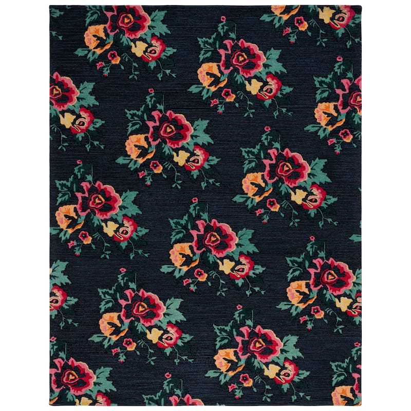 SAFAVIEH Handmade Jardin Zuhal Floral Wool Rug
