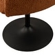 preview thumbnail 29 of 45, Art Leon Fabric Swivel Accent Chair with Ottoman