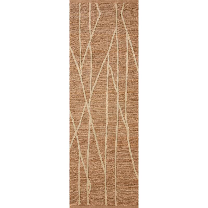 Alexander Home Daniela Modern Jute Hand Woven Area Rug - 2' 6" x 7' 6" - Runner