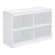 preview thumbnail 13 of 11, Twin Low Loft Bed with Rolling Portable Desk & Shelves, Wood Loft Bed Frame with 4 Drawers for Kids & Teens, Boys, Girls White
